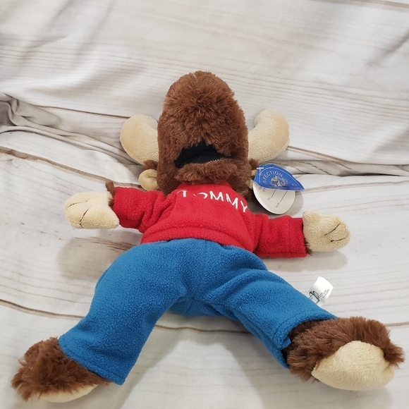 Moose International Tommy Moose Plush Stuffed Toy Vintage 12 Inch 1988 - Picture 7 of 14